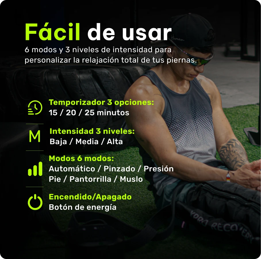 Botas de Presoterapia 6 Cámaras